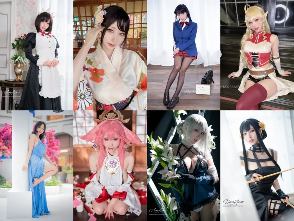 HaneAme雨波 Cosplay写真全套合集【453套 183GB超清打包下载】-密语社