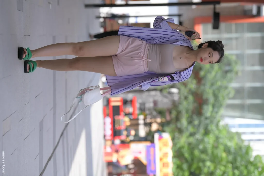图片[3]-【魔镜街拍】一始作品：粉色女孩街头风 [1132P1V 36GB高清下载]-密语社
