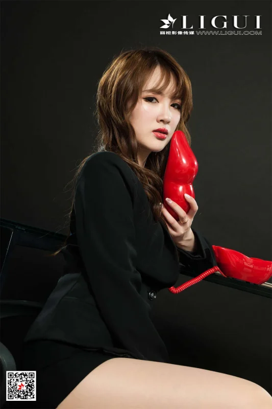 Ligui丽柜 2020.07.23 超级女公关 天天-玫瑰图库