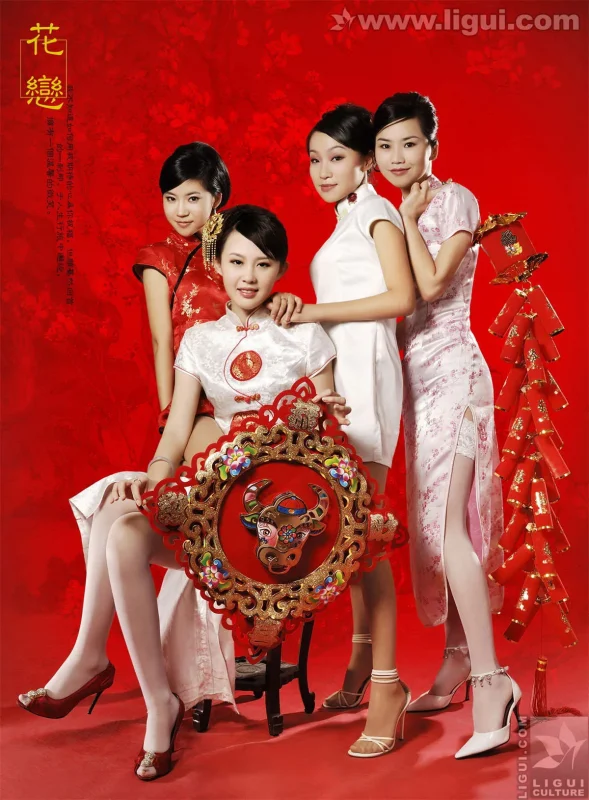 Ligui丽柜 20090124 丽柜模特这里给您拜年了-玫瑰图库