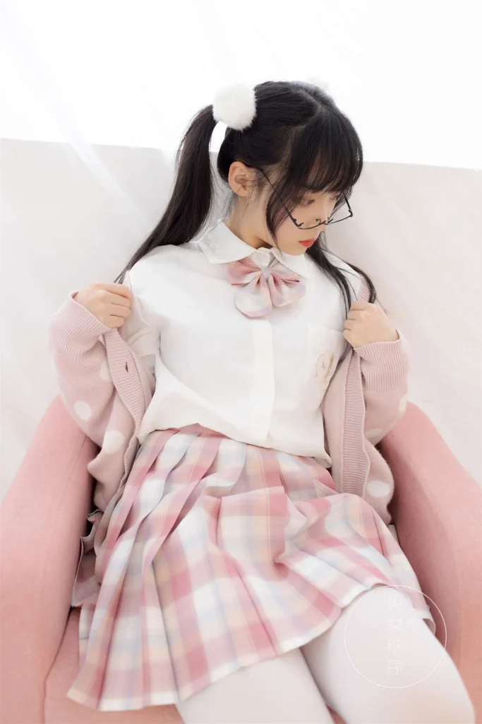 少女秩序 VOL.021 蓝黎白丝jk-觅颜社